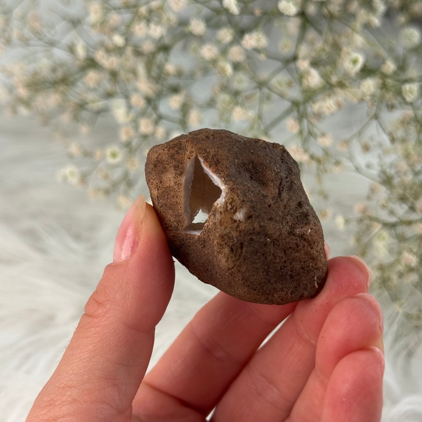 |Bergkristall Geodenpaar klein