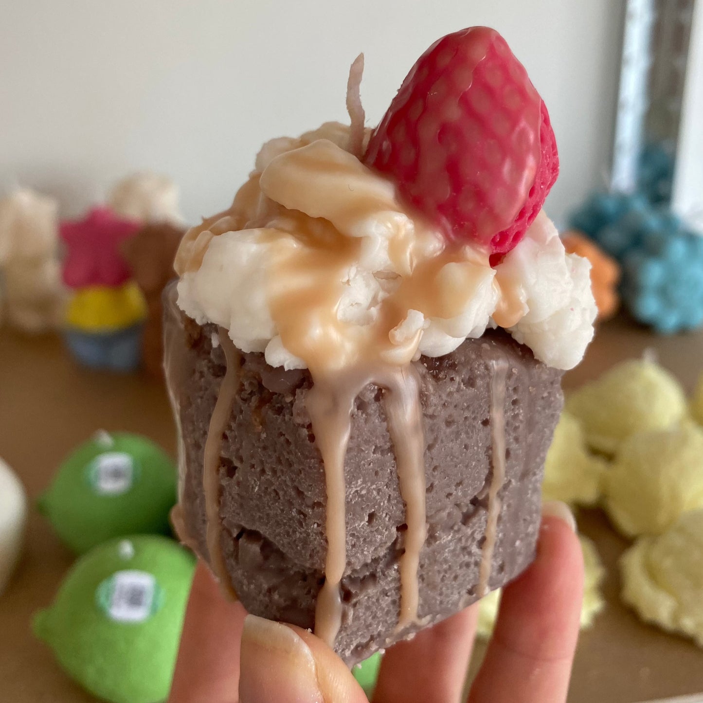 BROWNIE mit Karamell und Erdbeere | mit/ohne Duft