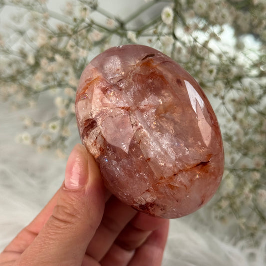 Hämatitquarz | mit Regenbögen