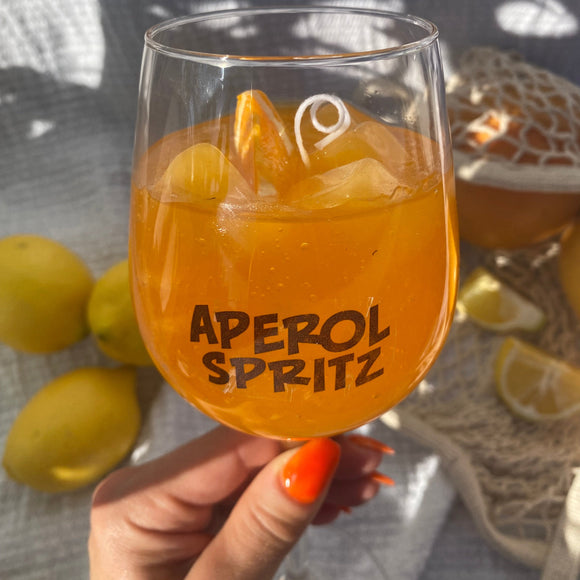 Aperol | Eiswürfel | Orangenscheibe