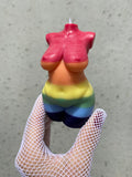 PRIDE Torsokerze | Regenbogen